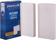 🚗 premium guard cabin air filter pc5388 for chevrolet silverado 1500/2500/2500 hd, tahoe, gmc sierra 1500, chevrolet suburban 1500 (1999-2002) logo