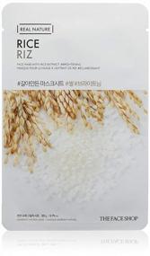 img 3 attached to Hydrate & Soothe Skin Naturally: The Face Shop Real Nature Facial Mask - K Beauty Skincare For Oily & Dry Skin