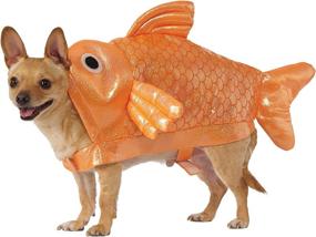 img 2 attached to 🐠 Rubie's Gold Fish Dog Costume: Unleash the Fun with a Fin-tastic Transformation!