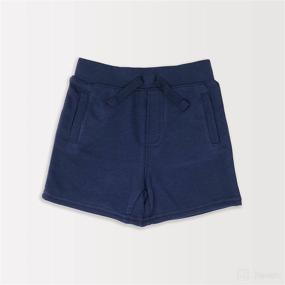 img 3 attached to 👶 Ultimate Comfort for Toddlers: Andrew Scott French Terry Cotton Drawstring Shorts - Multi Packs