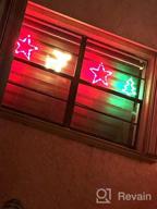 картинка 1 прикреплена к отзыву Get Festive With Our 3-Pack Battery-Operated LED Star Christmas Window Lights: 8 Modes, Timer, Waterproof And Perfect For Indoor And Outdoor Decoration! от Committed Schmidt