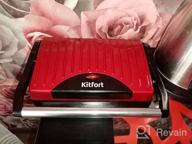img 1 attached to Sandwich maker Kitfort KT-1609 Panini Maker, red review by Barbara Knap ᠌