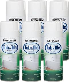 img 3 attached to Rust-Oleum 280882 Specialty Tub &amp; Tile Spray Paint, 12 унций, белый