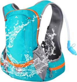 img 4 attached to Hydration Backpack Bladder Running Climbing