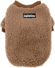 img 2 attached to Warm and Stylish Zunea Sherpa Small Dog Sweater Coat for Chihuahuas & Small Breeds - Winter Fleece Puppy Clothes for Cold Weather, Brown S