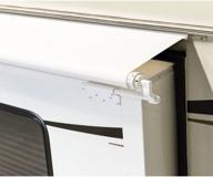 protect your rv with solera v000163298 white 12'6" slide topper awning logo