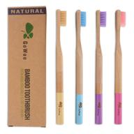 🌱 experience pure dental hygiene with gowoo's natural bamboo toothbrush logo