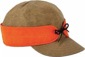 img 3 attached to Кепка Stormy Kromer из вощеного хлопка с изоляцией - легкая осенняя шапка с ушами, водостойкий головной убор на 3 сезона