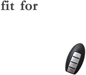 img 1 attached to Premium SEGADEN Silicone Cover Protector Case for INFINITI 4 Button Smart Remote Key Fob CV4508 Rose