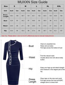 img 2 attached to Upgrade Your Office Style With The MUXXN Retro Bodycon Pencil Dress