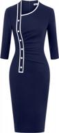 upgrade your office style with the muxxn retro bodycon pencil dress logo