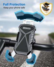 img 2 attached to Universal Motorcycle Phone Holder for Bike - Bike Mount for iPhone 13, Samsung Galaxy S21, and More!