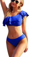 avidlove shoulder bathing swimwear flounce women's clothing ~ swimsuits & cover ups logo