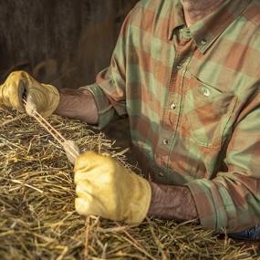 img 1 attached to 🦬 Mossy Oak Buffalo Plaid Flannel Shirt