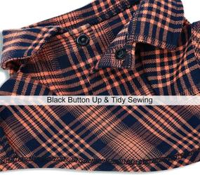 img 2 attached to CtilFelix Plaid Dog Shirt: Adorable Pet T-Shirt for Small Dogs & Cats - Halloween/Thanksgiving Apparel