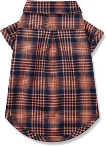 img 3 attached to CtilFelix Plaid Dog Shirt: Adorable Pet T-Shirt for Small Dogs & Cats - Halloween/Thanksgiving Apparel