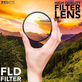 img 1 attached to 72Mm UV, CPL, FLD Lens Filter Kit W/ Miracle Fiber Cloth & Carry Pouch - Professional Accessory For 72Mm Lenses