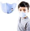 elicto 5 pack kids face covering cool & dry technology breathable stretch fabric comfort reusable washable masks logo