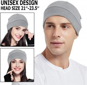 img 2 attached to Versatile Headwear For Any Activity: Headshion Skull Caps For Men And Women