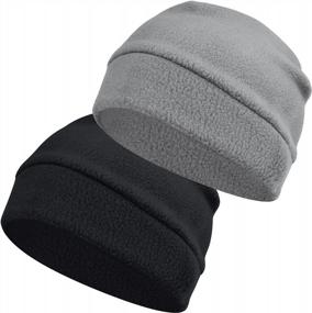 img 4 attached to Versatile Headwear For Any Activity: Headshion Skull Caps For Men And Women