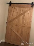 img 1 attached to 42X84 Rustic Hardwood Barn Door Slab - Unfinished Knotty Alder Solid Wood review by Marquel Rubio
