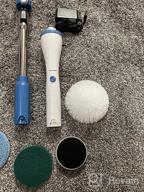img 1 attached to Clean With Ease: IEZFIX Electric Spin Scrubber With 7 Replaceable Brush Heads For Efficient Bathroom And Shower Cleaning review by Gary Flick