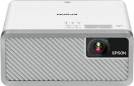 epson ef-100 smart laser projector with android tv white logo