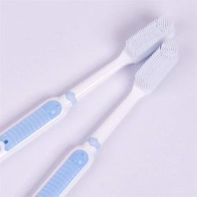 img 2 attached to Bacteria-Fighting Toothbrush with Gentle Silicone Bristles
