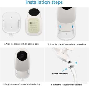 img 1 attached to Monitor Universal Nursery Compatible IPC007 1080P