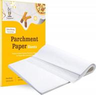 katbite 200pcs 9x13 inch heavy duty parchment paper sheets, precut parchment paper for quarter sheet pans liners, baking cookies, bread, meat, pizza, toaster oven (9"x13") logo