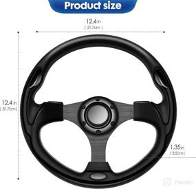 img 3 attached to DoonMi Universal Steering Wheel Black