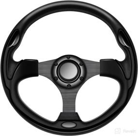 img 4 attached to DoonMi Universal Steering Wheel Black