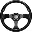 doonmi universal steering wheel black logo