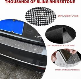 img 2 attached to Protector Accessories Rhinestone Anti Scratch Automotive