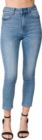 img 4 attached to Slip Into Style With MixMatchy'S Classic High Waisted Skinny Denim Jeans For Women