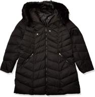 tahari womens heavy weight puffer women's clothing : coats, jackets & vests logo