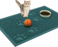 🐾 urdogsl cat litter mat: premium durable trapping mat for litter boxes - water resistant, scatter control, non-slip backing - easy to clean! логотип