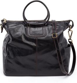 img 4 attached to HOBO Sheila Plum Graphite Size Women's Handbags & Wallets via Hobo Bags