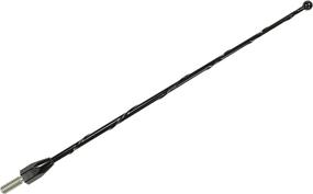 img 2 attached to 🔍 AntennaMastsRus - Premium 9 Inch Black Short Antenna for Honda Goldwing GL1800 (2001-2018) - Effective Wind Noise Reduction - Durable Spring Steel Build - High-Quality Stainless Steel Threading