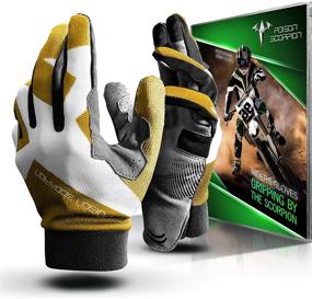 img 4 attached to 🦂 POISON SCORPION Dirt Bike Gloves: Full Finger Motorcycle Gloves for Men and Women - Perfect for Motocross, Cycling, and Outdoor Sports