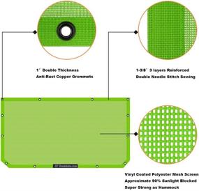 img 1 attached to Shadeidea Wrangler Unlimited Front Green Sunshade