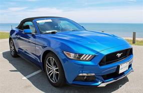 img 3 attached to 🚘 Enhance Your Ford Mustang Convertible (2015-2022) with AntennaMastsRus: 5 Inch Black Aluminum Antenna!