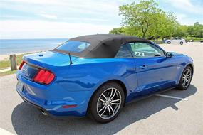 img 1 attached to 🚘 Enhance Your Ford Mustang Convertible (2015-2022) with AntennaMastsRus: 5 Inch Black Aluminum Antenna!