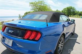 img 2 attached to 🚘 Enhance Your Ford Mustang Convertible (2015-2022) with AntennaMastsRus: 5 Inch Black Aluminum Antenna!