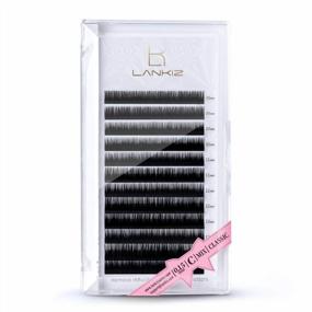 img 4 attached to LANKIZ Professional Mink Eyelash Extension Supplies - Individual Lashes 0.15Mm C Curl 8-15Mm For Classic Lash Extensions