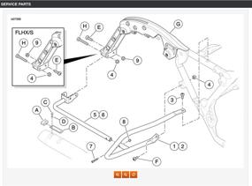 img 1 attached to Поддержка седельных сумок Davidson 2014 2021 SaddleBags