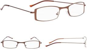 img 2 attached to 👓 Set of 3 Small Reading Glasses for Women - Lightweight Little Readers Pack