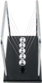 img 1 attached to Newton'S Cradle Balance Balls: A Fun And Educational Toy For Growing Kids!