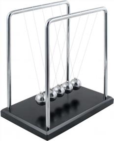 img 4 attached to Newton'S Cradle Balance Balls: A Fun And Educational Toy For Growing Kids!