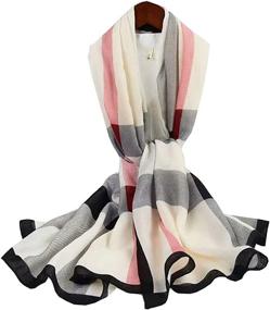 img 4 attached to JERLA Womens Cotton Scarves Fashion Women's Accessories at Scarves & Wraps